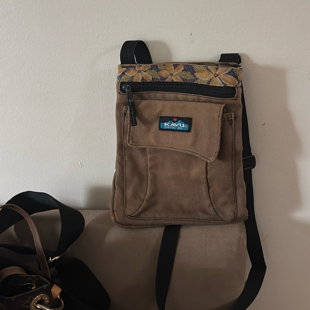 KAVU Brown Crossbody Bag